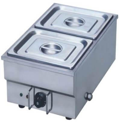 GATTO Electric 2-Div Bain Marie - Incl. 2x GN1/2 & Lids